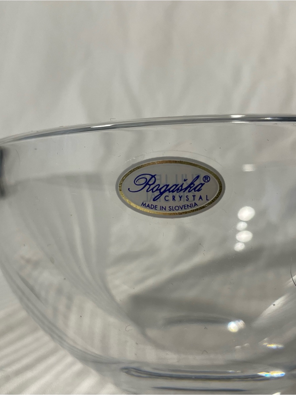 Rogaska Clear Crystal Bowl